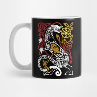 Fenrir at Ragnarok Norse Mythology Design Mug